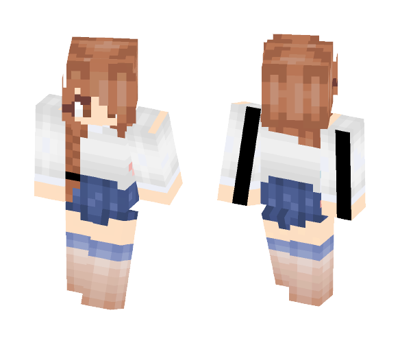 Download Free Rain Drops Skin for Minecraft image 1 Rain Drops - Female Minecraft Skins - image 1