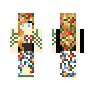 Floral girl - Girl Minecraft Skins - image 2