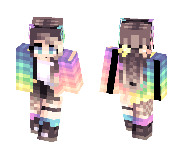 Rainbows - Female Minecraft Skins - image 1
