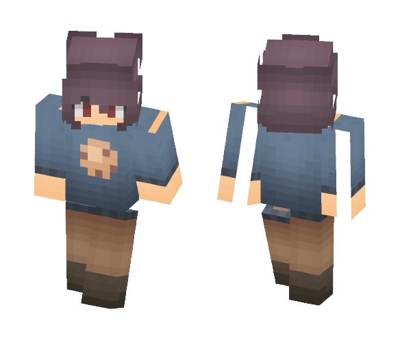 Download Free Girl in the Cookie Sweater Skin for Minecraft image 1 Girl in the Cookie Sweater - Girl Minecraft Skins - image 1