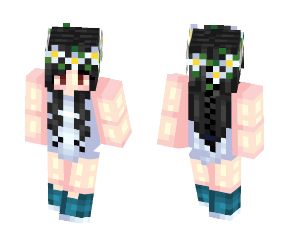 Flower Crown~! (◕‿ ◕✿) - Flower Crown Minecraft Skins - image 1
