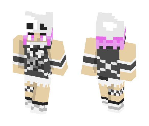 Female Team Skull Grunt - Female Minecraft Skins - image 1