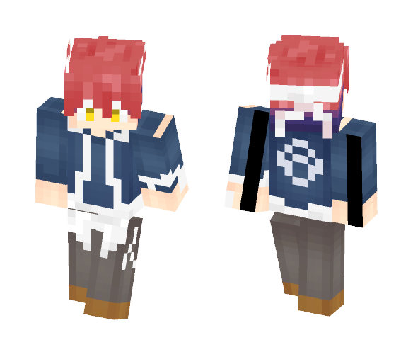 Download Free Yukihira Souma (Shokugeki no Souma) Skin for Minecraft image 1 Yukihira Souma (Shokugeki no Souma) - Male Minecraft Skins - image 1