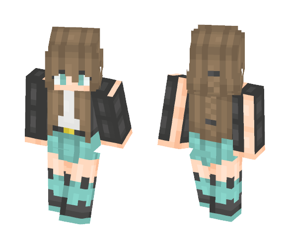 Download Free School Girl Skin for Minecraft image 1 School Girl - Girl Minecraft Skins - image 1