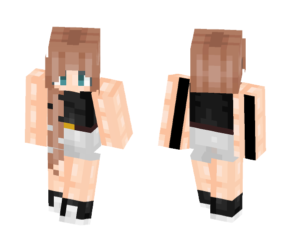 Long Hair? Don't Care ʕ•ᴥ•ʔ - Female Minecraft Skins - image 1
