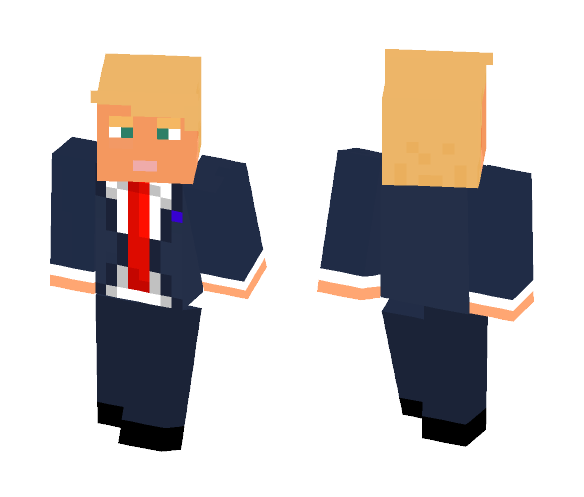 Donald Trump - Male Minecraft Skins - image 1