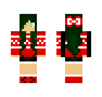 Green Winter Girl