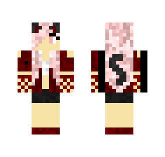 Pink And Red Cat Girl