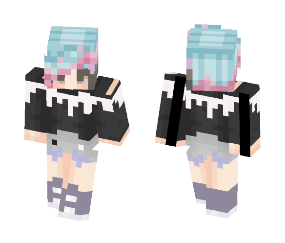 Pastel Tears~ - Female Minecraft Skins - image 1