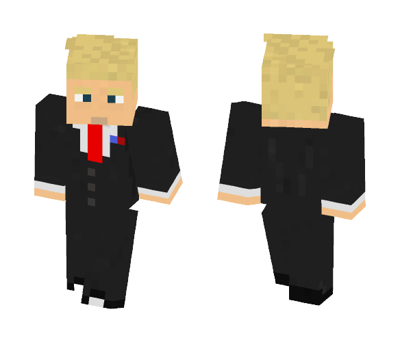 Donald Trump - Male Minecraft Skins - image 1