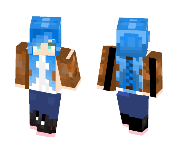 Blue - Female Minecraft Skins - image 1