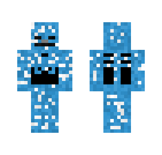 light blue powered skeleton