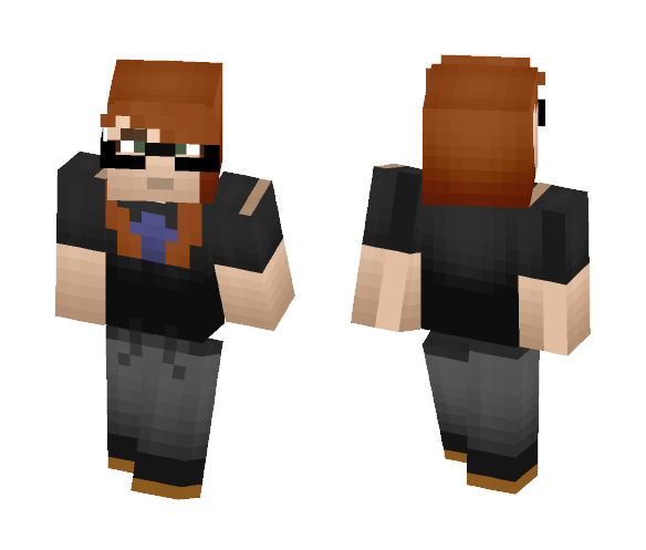 Casual Barbara Gordon [Batgirl] - Female Minecraft Skins - image 1