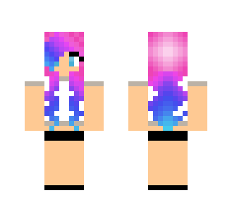 Ombre haired girl