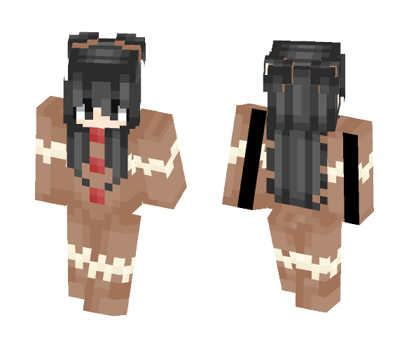 Gingerbread Onesie! ♡ - Female Minecraft Skins - image 1