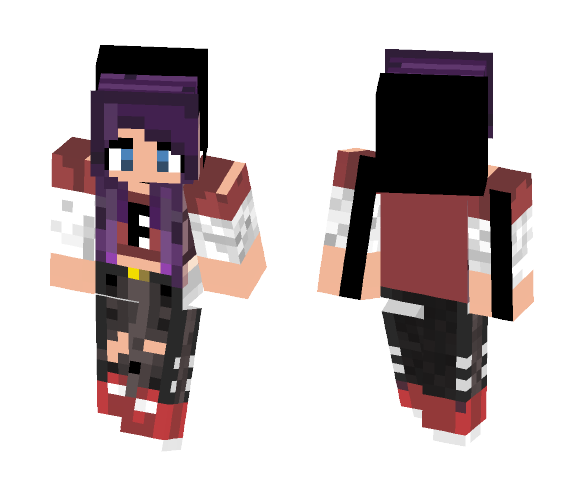 cute girl/made it randomly - Cute Girls Minecraft Skins - image 1
