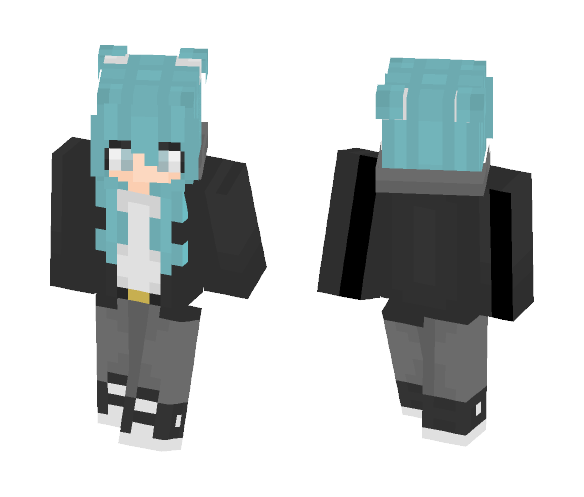 ~Everything is Blue~ - Female Minecraft Skins - image 1