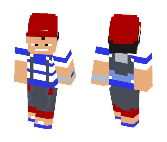 (New) Pokemon Sun and moon Ash - Male Minecraft Skins - image 1