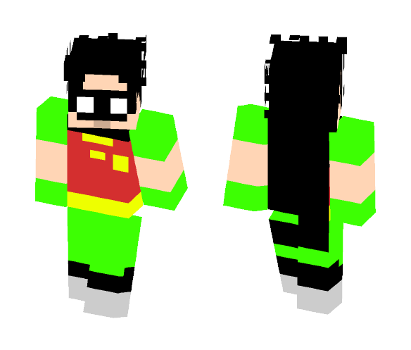 Robin of Teen Titans Go - Male Minecraft Skins - image 1