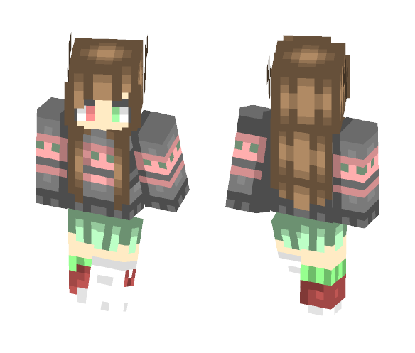 Noel | Christmas OC | HomeworldGeek - Christmas Minecraft Skins - image 1