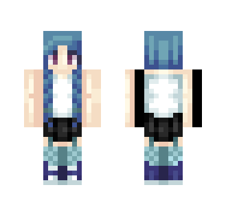 -=+мαу+=- blue braids lul.