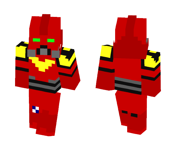 Download Free Blood Angel - Space Marine Skin for Minecraft image 1 Blood Angel - Space Marine - Male Minecraft Skins - image 1