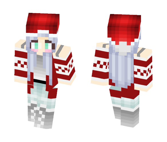 Download Free Christmas Girl Skin for Minecraft image 1 Christmas Girl - Christmas Minecraft Skins - image 1
