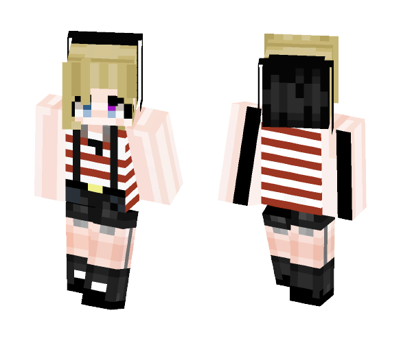 rock/cute/girl - Cute Girls Minecraft Skins - image 1