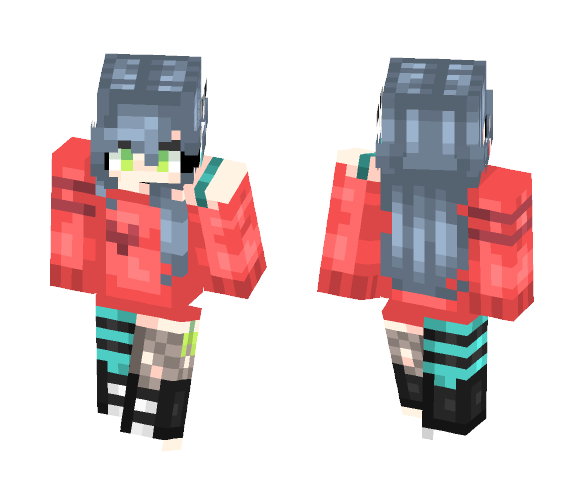 Cheer Up Kid-♥ ~Ink - Female Minecraft Skins - image 1