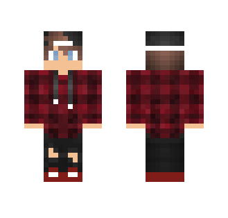 Red flannel boy edit