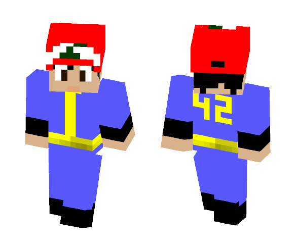 Ash Kecthem Vault 42 - Male Minecraft Skins - image 1