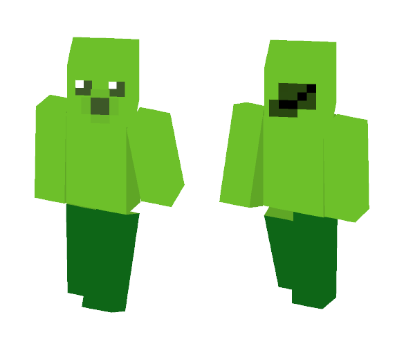 Plants vs zombies Peashooter - Male Minecraft Skins - image 1