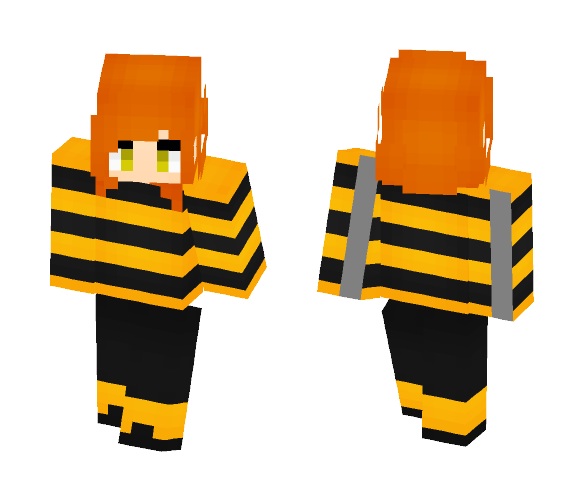 Download Free Girl in the Bee Sweater Skin for Minecraft image 1 Girl in the Bee Sweater - Girl Minecraft Skins - image 1