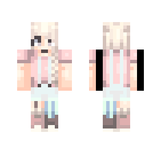 ???? | peach sorbet + I'm back - Female Minecraft Skins - image 2