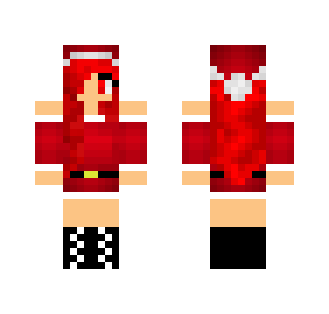 Red Girl Christmas - Christmas Minecraft Skins - image 2
