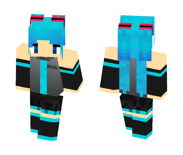 Hatsune Miku - Interchangeable Minecraft Skins - image 1