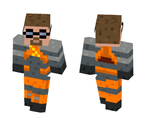 Gordan Freeman - Male Minecraft Skins - image 1