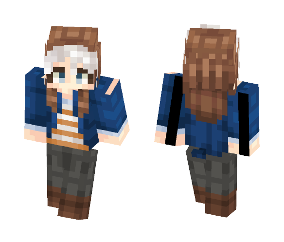 Skunk Kid Kat Remade - Female Minecraft Skins - image 1