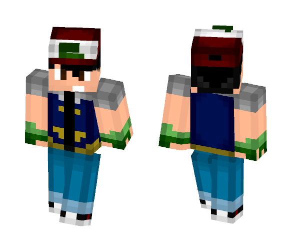 Ash Ketchum! - Male Minecraft Skins - image 1