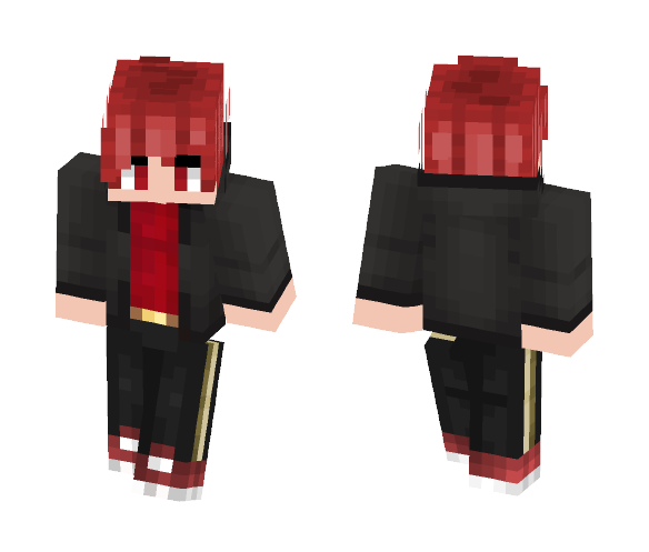 ℜΣD {UnderFell OC} - Male Minecraft Skins - image 1