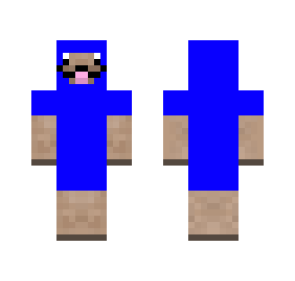 blue sheep with epic mustache - Male Minecraft Skins - image 2