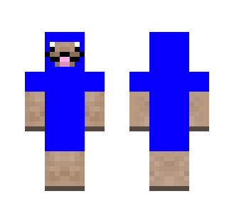 blue sheep with epic mustache