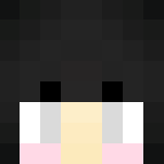 Download Free Long Black Hair Girl Skin for Minecraft image 3 Long Black Hair Girl - Color Haired Girls Minecraft Skins - image 3
