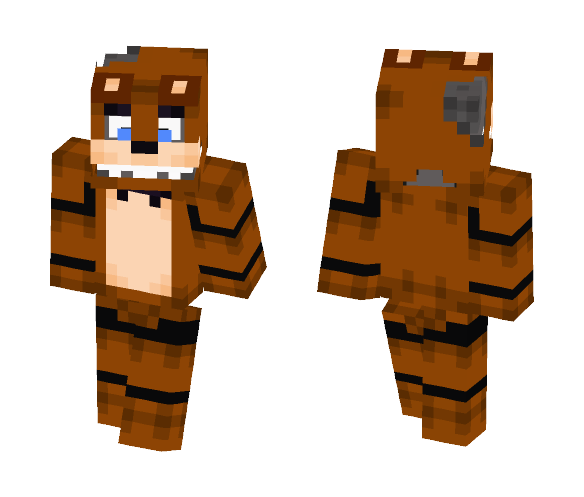 Download Free Freddy Fazbear Skin for Minecraft image 1 Freddy Fazbear - Male Minecraft Skins - image 1