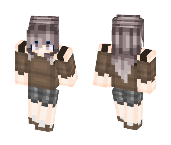 Download Free Autumn Girl Skin for Minecraft image 1 Autumn Girl - Girl Minecraft Skins - image 1
