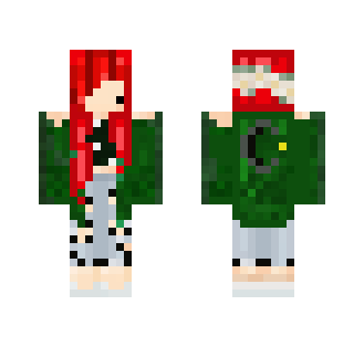Christmas hippie girl