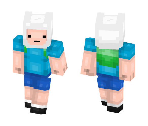 Finn The Human - Adventure Time - Male Minecraft Skins - image 1