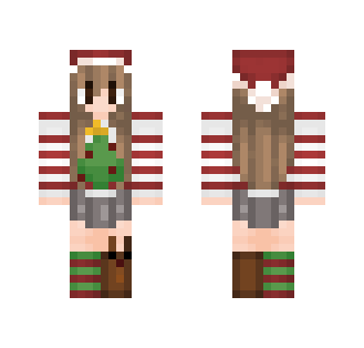 Christmas girl skin