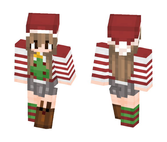 Christmas girl skin - Christmas Minecraft Skins - image 1