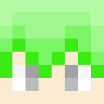 Green Haired Uncreative Title - Male Minecraft Skins - image 3
